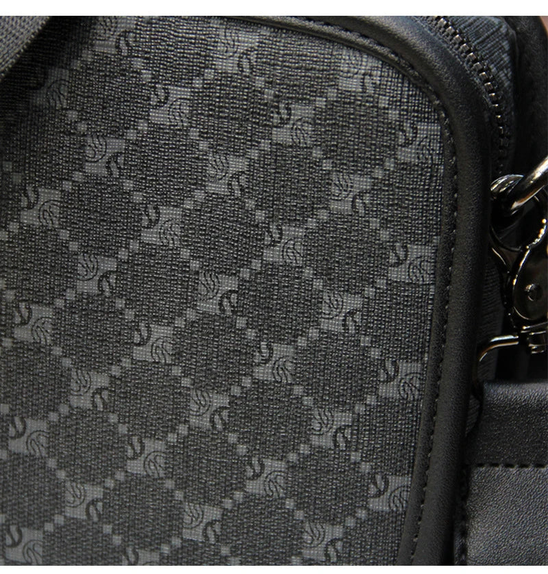 Hhomeenjoy Stylish Plaid Crossbody Bag for Men's Casual Commute