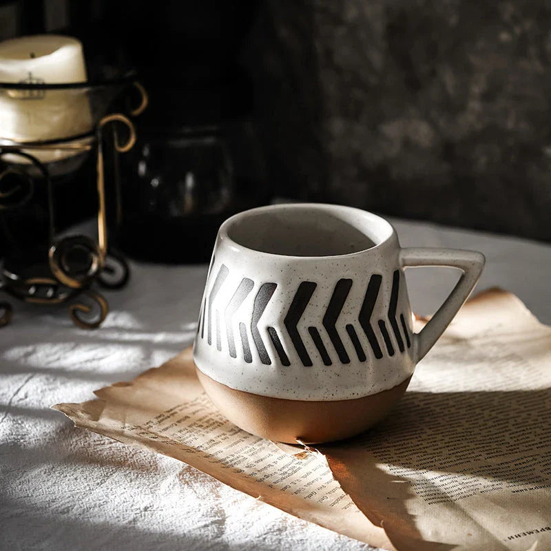 Hhomeenjoy Creative Hand-Painted Ceramic Mug