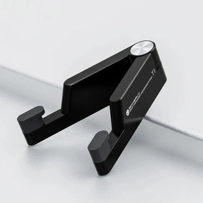 Portable Aluminum Folding Phone Stand with Sleek Design and Compact Size