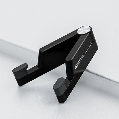 Portable Aluminum Folding Phone Stand with Sleek Design and Compact Size