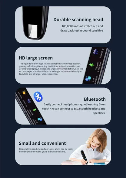 International Edition Scanning Translation Pen - Portable device for instant multilingual text translation