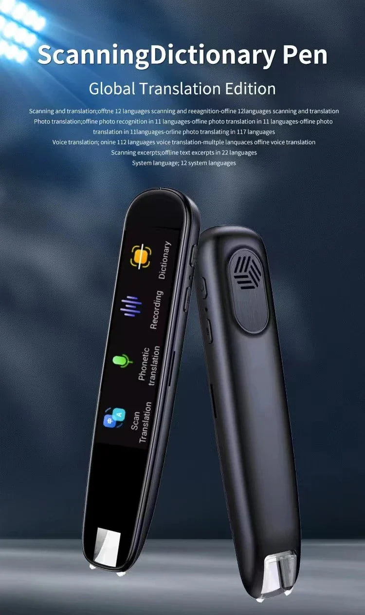 International Edition Scanning Translation Pen - Portable device for instant multilingual text translation