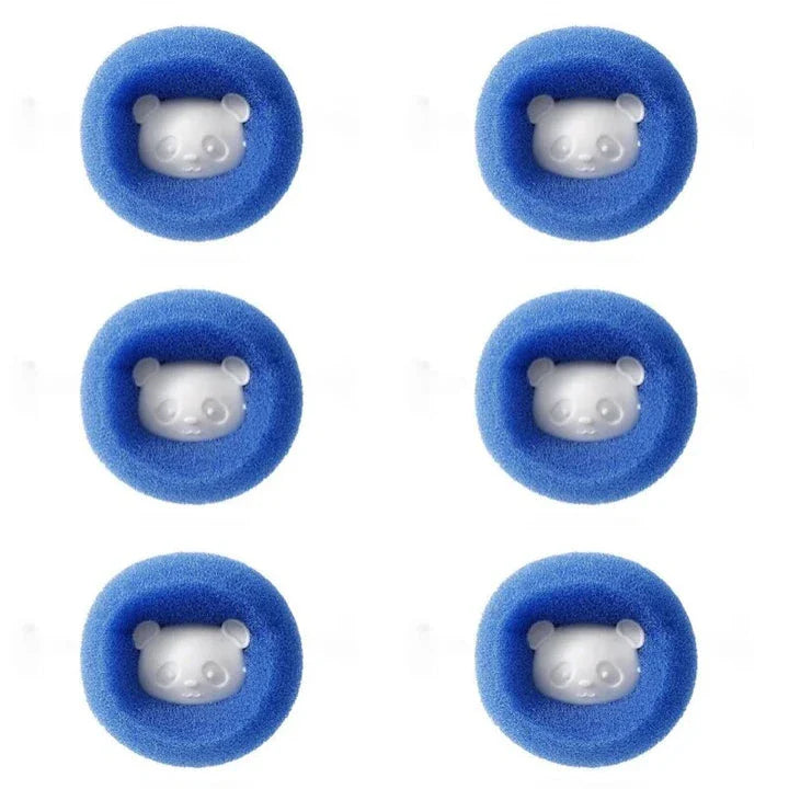 Magic Pet Hair Remover Laundry Ball Kit - Durable sponge and plastic materials effectively remove pet hair from clothes