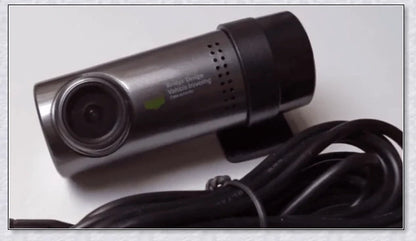 Hidden Wireless Dash Cam with 170-degree wide-angle lens, collision detection, and seamless smartphone integration