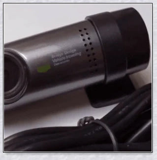 Hidden Wireless Dash Cam with 170-degree wide-angle lens, collision detection, and seamless smartphone integration