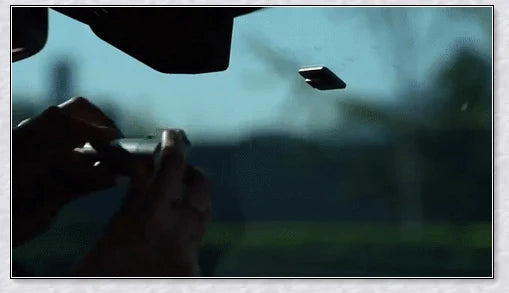 Hidden Wireless Dash Cam with 170-degree wide-angle lens, collision detection, and seamless smartphone integration
