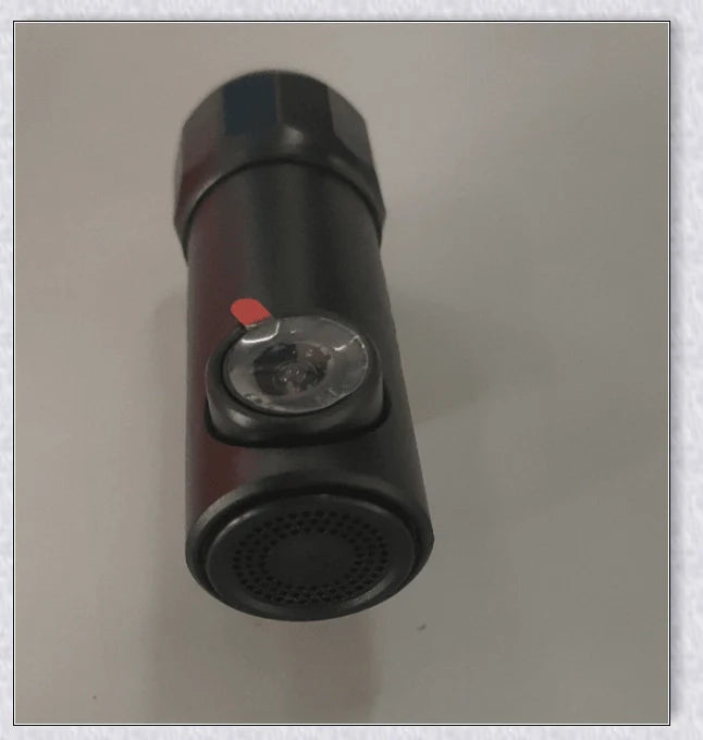 Hidden Wireless Dash Cam with 170-degree wide-angle lens, collision detection, and seamless smartphone integration