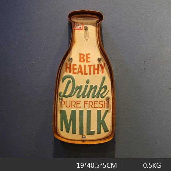 American Iron Ice Cream LED Lamp with ice cream-shaped bulbs and industrial-inspired frame