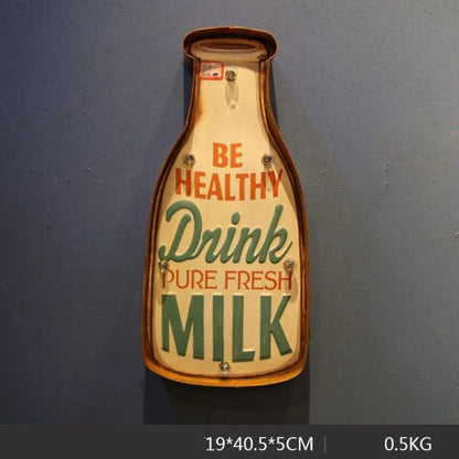 American Iron Ice Cream LED Lamp with ice cream-shaped bulbs and industrial-inspired frame