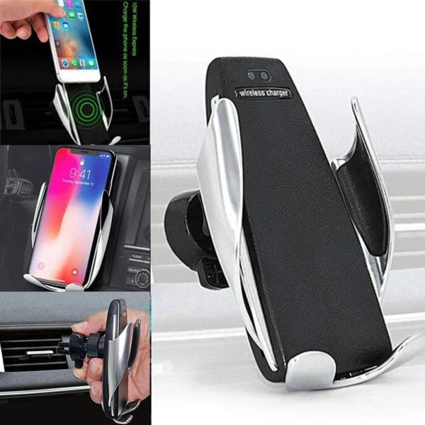 Car Wireless Charger with 10W Induction Charging and Adjustable Phone Holder
