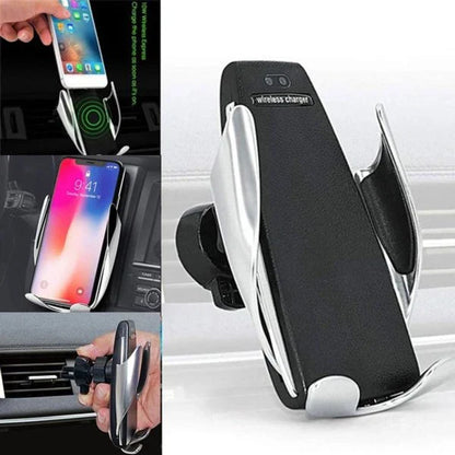 Car Wireless Charger with 10W Induction Charging and Adjustable Phone Holder