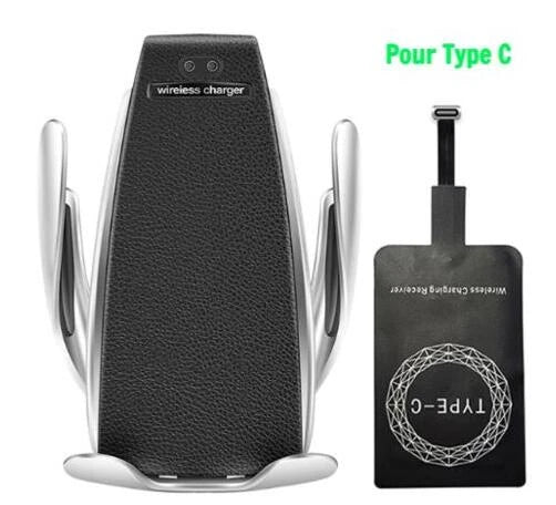 Car Wireless Charger with 10W Induction Charging and Adjustable Phone Holder
