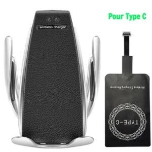 Car Wireless Charger with 10W Induction Charging and Adjustable Phone Holder