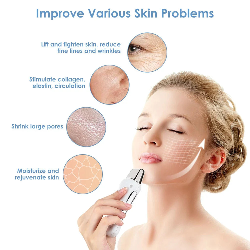 Galvanic Facial Machine for skin rejuvenation, lifting, tightening, and wrinkle reduction
