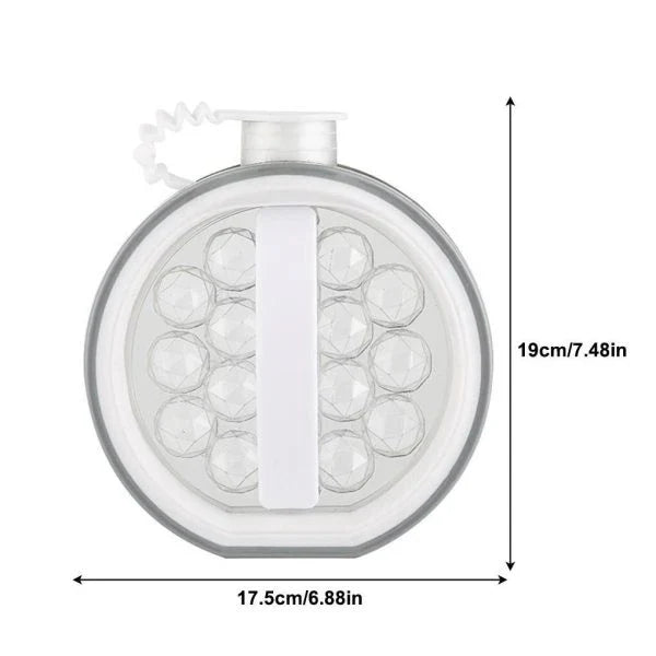 2-in-1 Ice Ball Maker Portable for chilling drinks, made with durable, leak-proof materials for home, party, and travel use.