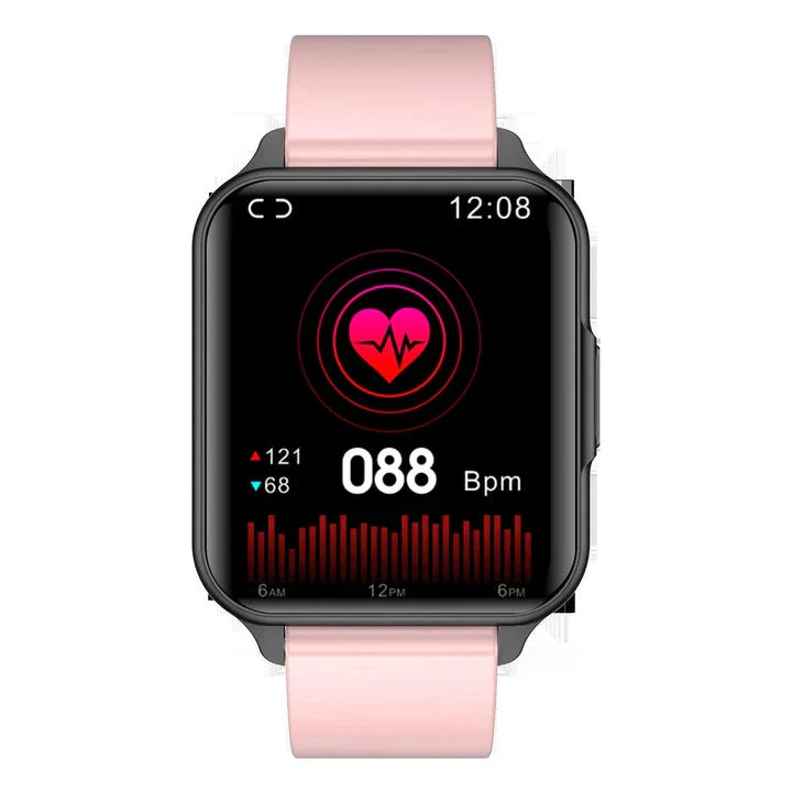 A sleek and versatile sports watch with advanced health tracking features, including body temperature and heart rate monitoring.