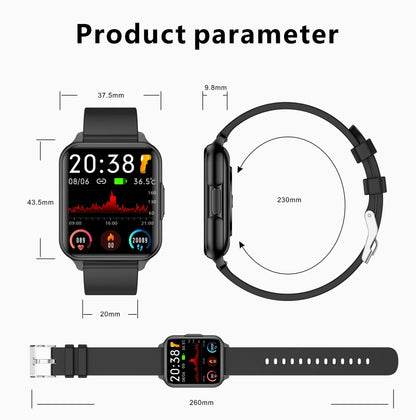 A sleek and versatile sports watch with advanced health tracking features, including body temperature and heart rate monitoring.