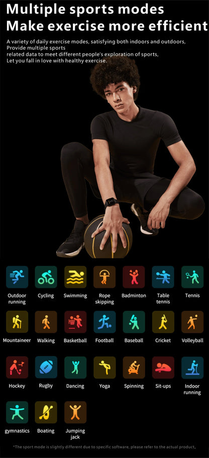 A sleek and versatile sports watch with advanced health tracking features, including body temperature and heart rate monitoring.