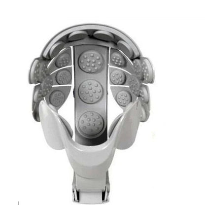 Electric Head Scalp Massager with adjustable intensity for relieving stress, headaches, and mental fatigue