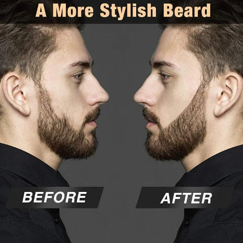 Beard Filler Pen Kit - Natural beard filling pen for men with precision brush applicator