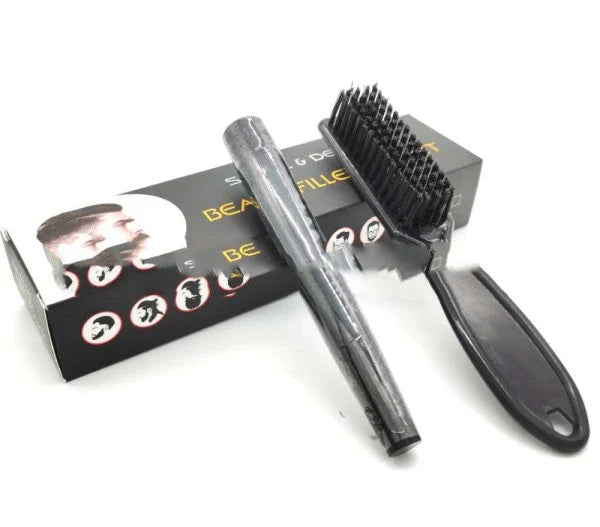 Beard Filler Pen Kit - Natural beard filling pen for men with precision brush applicator