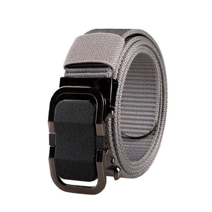 Automatic Buckle made with durable nylon strap and alloy construction for a sleek, sophisticated look