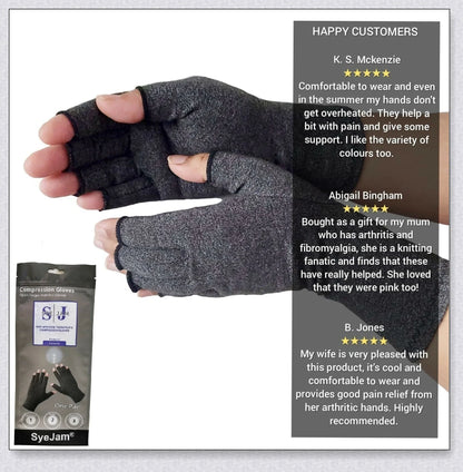 NHS Compression Arthritis Relief Gloves for pain relief, stiffness, and improved hand flexibility