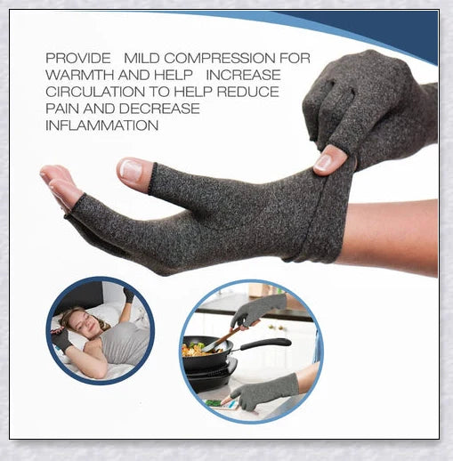 NHS Compression Arthritis Relief Gloves for pain relief, stiffness, and improved hand flexibility