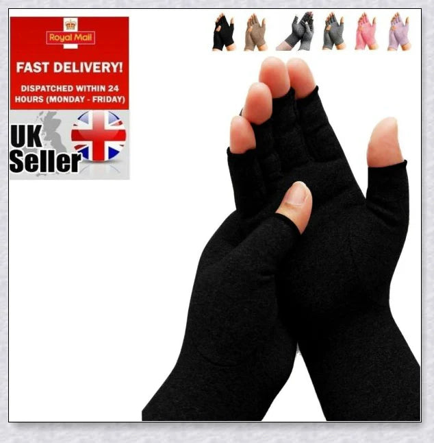 NHS Compression Arthritis Relief Gloves for pain relief, stiffness, and improved hand flexibility