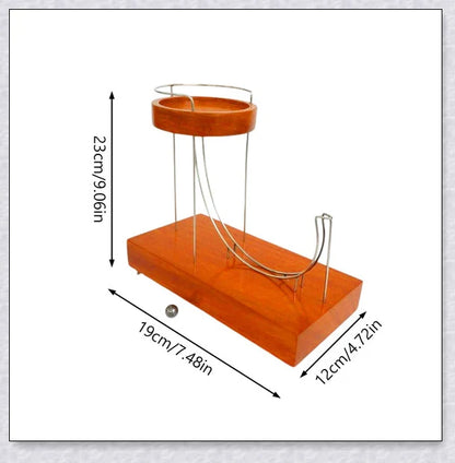 Perpetual Motion Marble Machine - Mesmerizing desk toy that keeps a ball looping endlessly, defying gravity and captivating onlookers