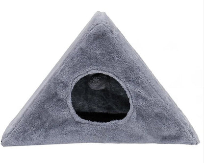 Funny Small Scratcher for Cats - Stylish Scratching Post with Premium Wood and Rope Construction