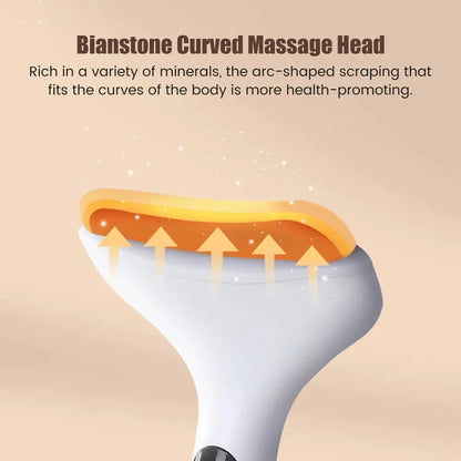 Heated Gua Sha Scraping Massage Tool for Relaxation, Skin Rejuvenation, and Full-Body Wellness