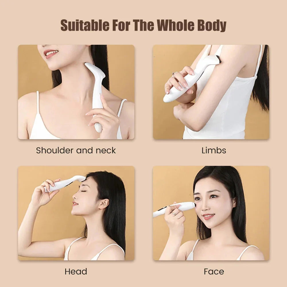 Heated Gua Sha Scraping Massage Tool for Relaxation, Skin Rejuvenation, and Full-Body Wellness