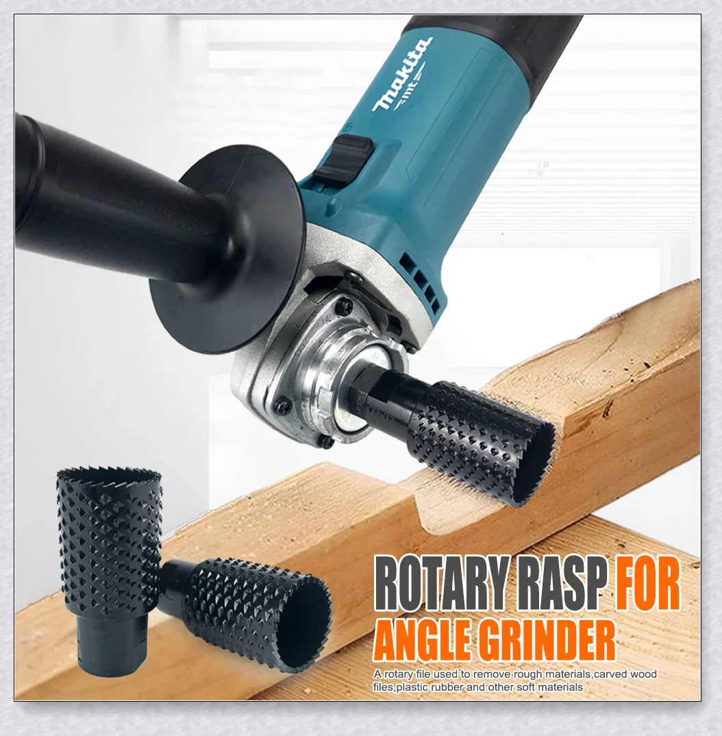 Multi-Functional Grinding Head for Woodworking and Polishing - Durable Carbon Steel Construction, Smooth Cutting Edge, Versatile for Angle Grinders