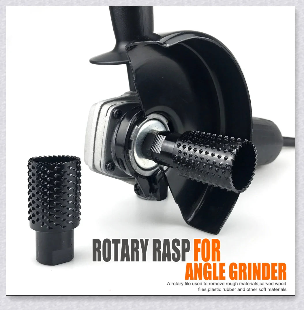 Multi-Functional Grinding Head for Woodworking and Polishing - Durable Carbon Steel Construction, Smooth Cutting Edge, Versatile for Angle Grinders