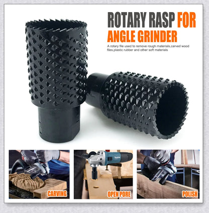 Multi-Functional Grinding Head for Woodworking and Polishing - Durable Carbon Steel Construction, Smooth Cutting Edge, Versatile for Angle Grinders