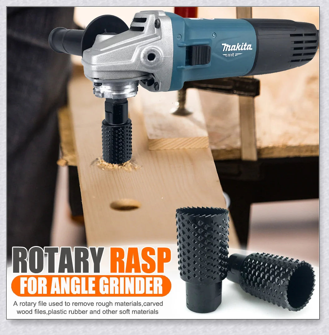 Multi-Functional Grinding Head for Woodworking and Polishing - Durable Carbon Steel Construction, Smooth Cutting Edge, Versatile for Angle Grinders