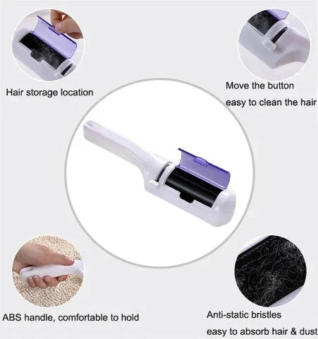 Electrostatic Remover for Clothing, Dust, Hair, and Pets - Portable and Effective Cleaning Tool