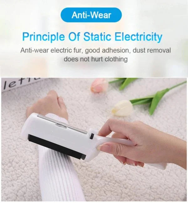 Electrostatic Remover for Clothing, Dust, Hair, and Pets - Portable and Effective Cleaning Tool