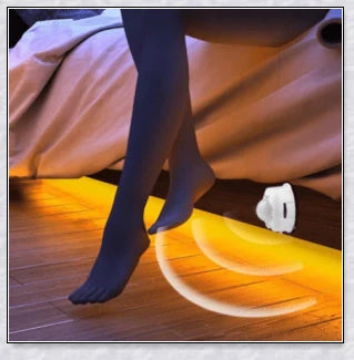Under Bed Lighting Strip with motion sensor for automatic illumination in dark rooms