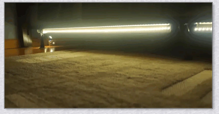 Under Bed Lighting Strip with motion sensor for automatic illumination in dark rooms