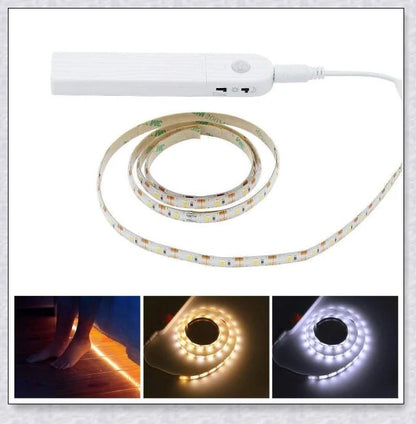 Under Bed Lighting Strip with motion sensor for automatic illumination in dark rooms
