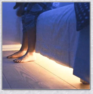 Under Bed Lighting Strip with motion sensor for automatic illumination in dark rooms