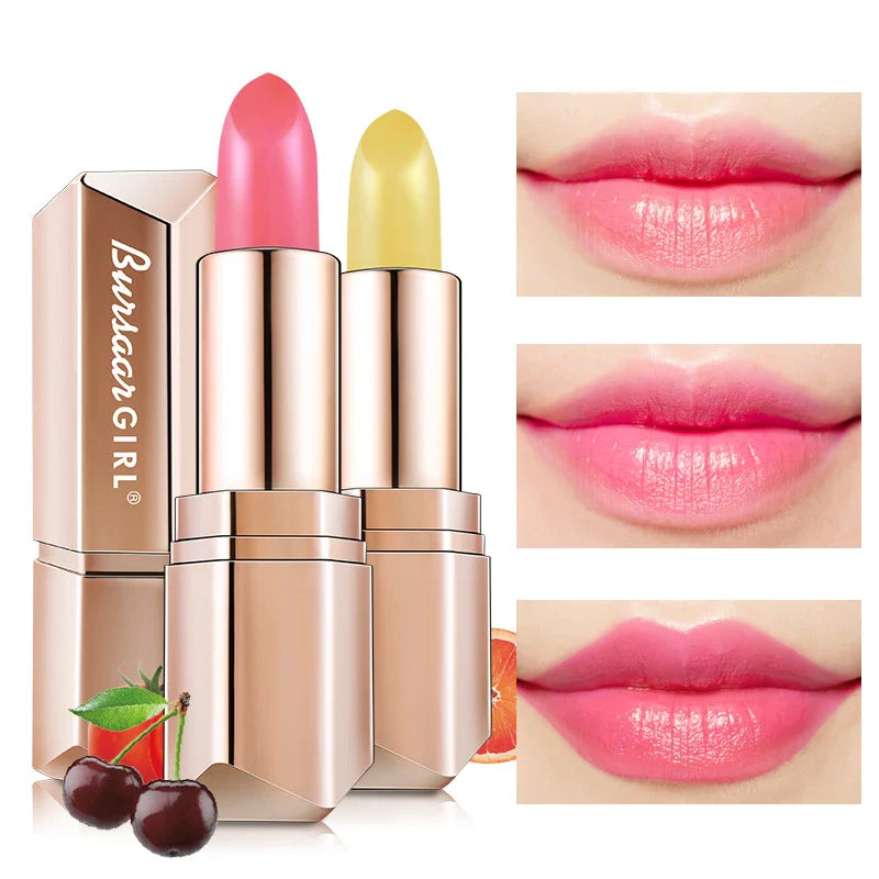 Color Changing Lip Balm with Carotene - Moisturizing, Nourishing, Hydrating Formula