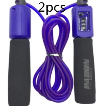 Adjustable 3 metre skipping rope with sponge handles in multiple colour options