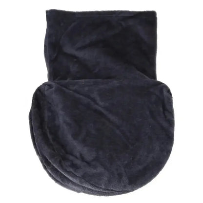 Iron frame cat hammock measuring 40cm, made from grey iron fleece cloth, shown mounted in a cage.
