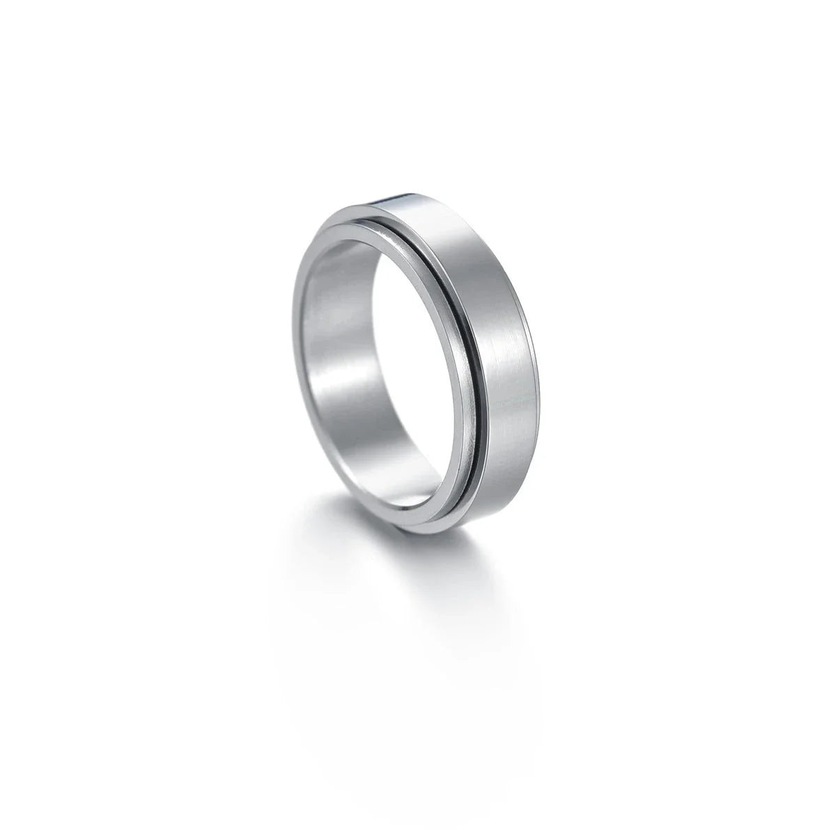 Titanium steel ring with captivating star and moon designs, available in various styles and sizes