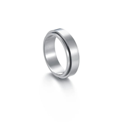 Titanium steel ring with captivating star and moon designs, available in various styles and sizes
