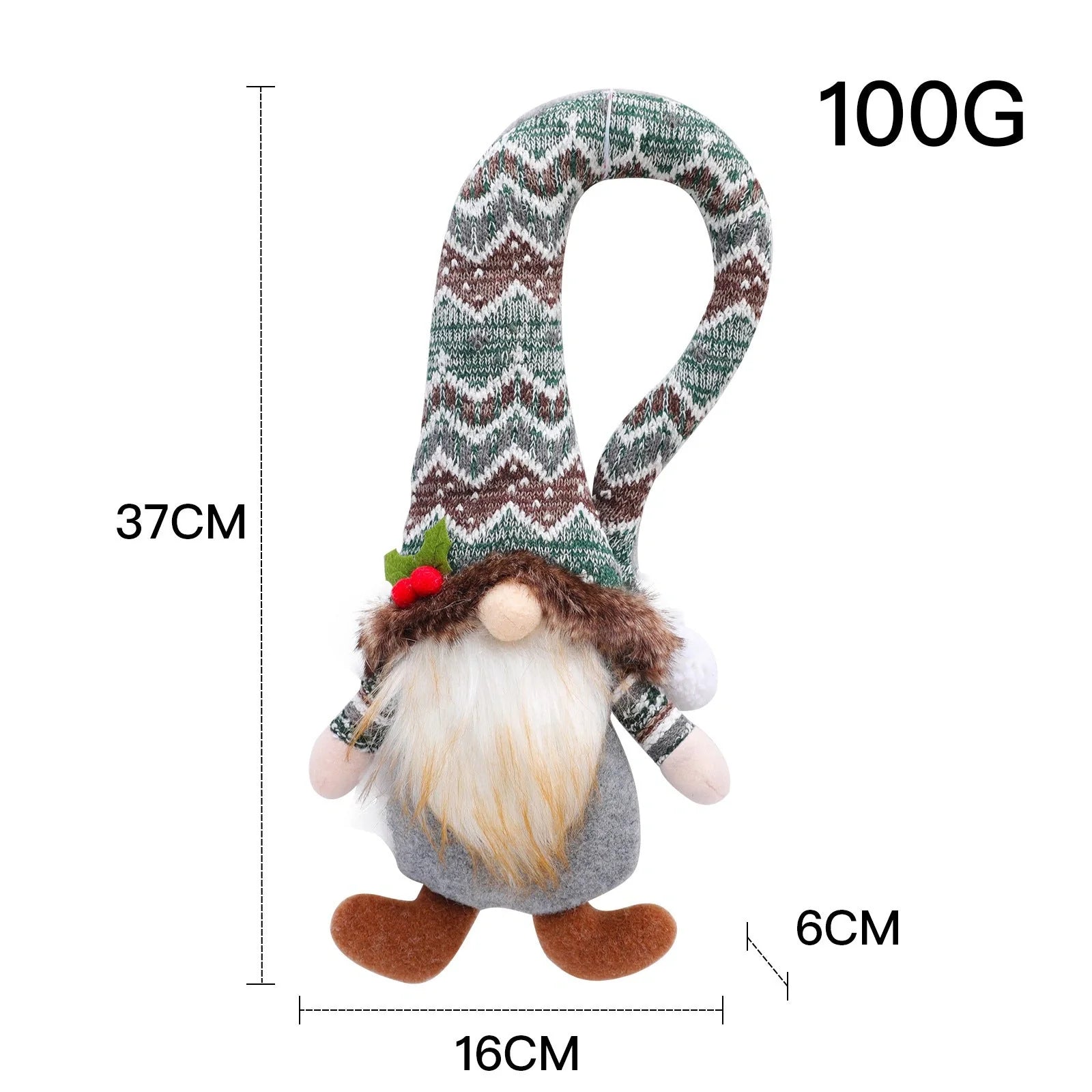 Christmas Faceless Doll Curtain Buckle for festive home decoration