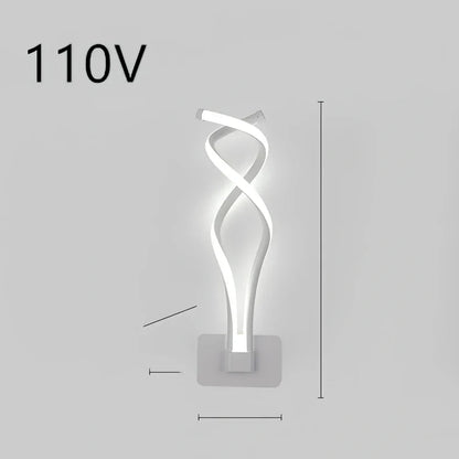 Nordic minimalist LED wall lamp in black with silicone shade, 220V for bedroom bedside use, 30000-hour lifespan